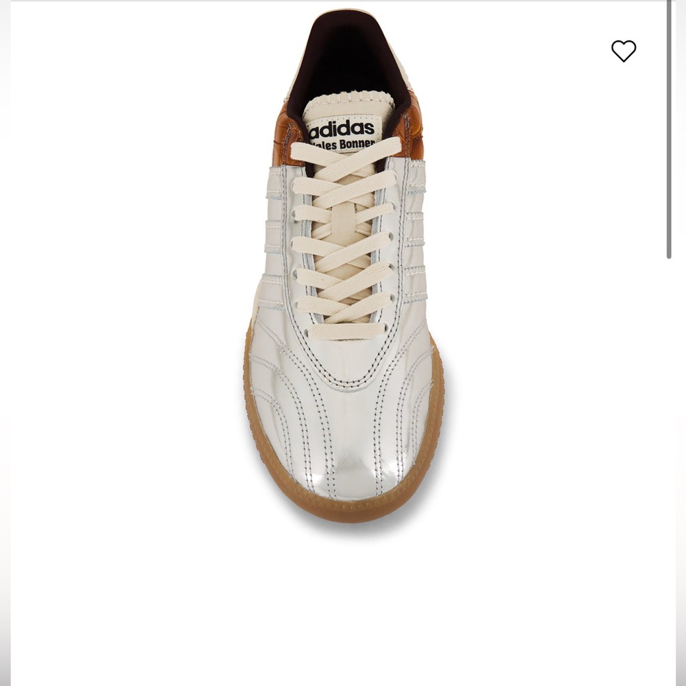 Adidas x Wales Bonner Silver and Brown Sneakers